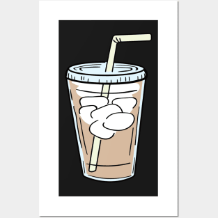 Iced Coffee Cup Posters and Art